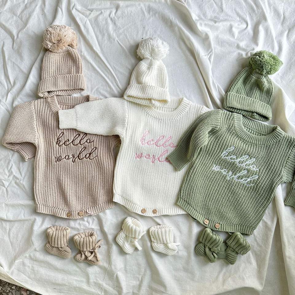 Вязаный Ромпер (Textured Knit Romper)