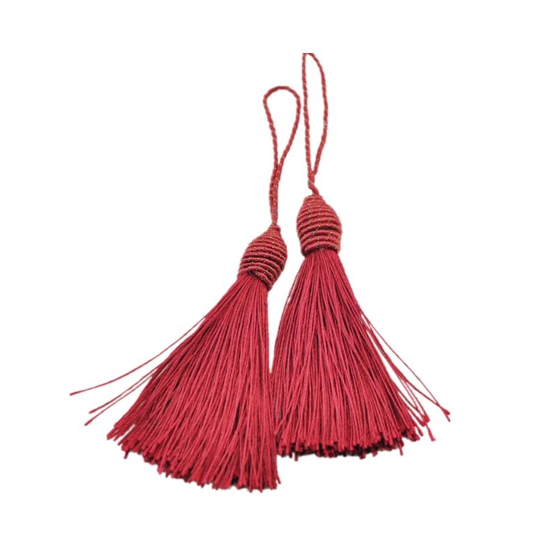Однотонная бахрома из полиэстера (Fashion Decoration)