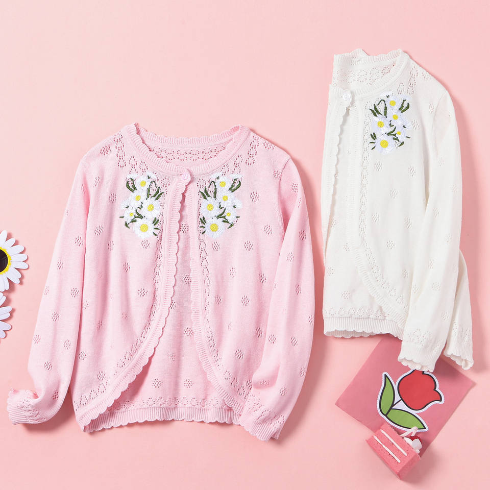 Kids Girls White 100% Cotton Soft