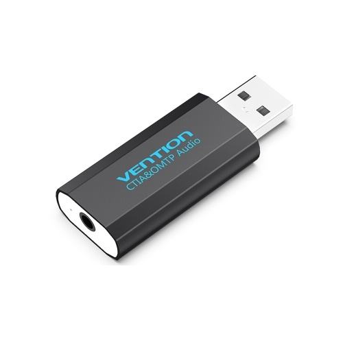 Popular Original VAB-S15-B USB External Sound Card Black Metal Type OMTP