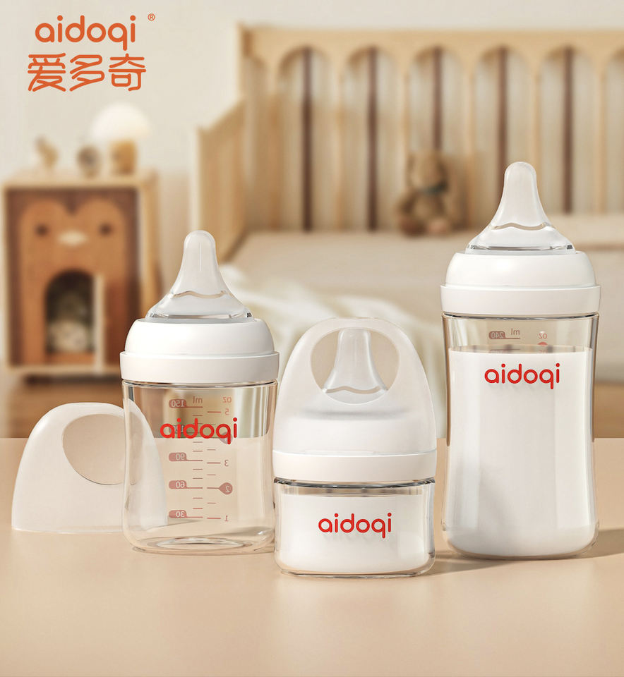Детские бутылочки с имитацией формы груди (80ml - 240ml)