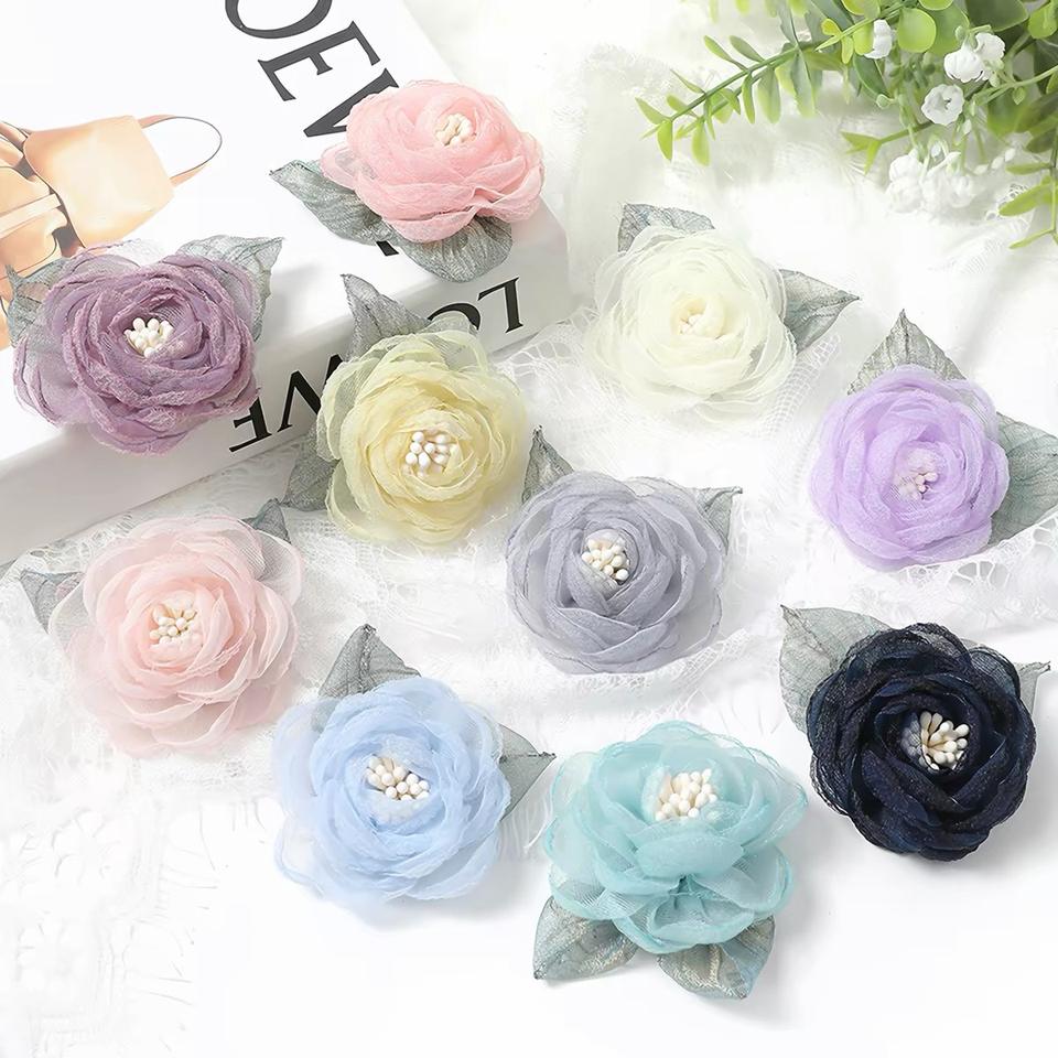 DIY 3D Organza Flowers