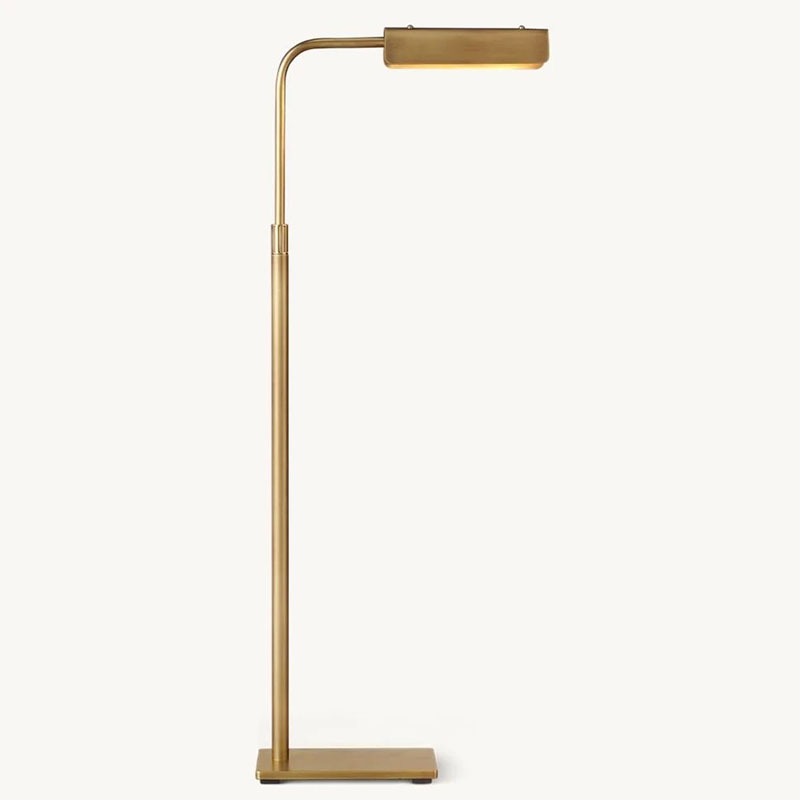 American Design Vintage Copper Versatile Lighting Solutions Corner LED Luxury Lamp With Shelves Standing Light Floor Lamp