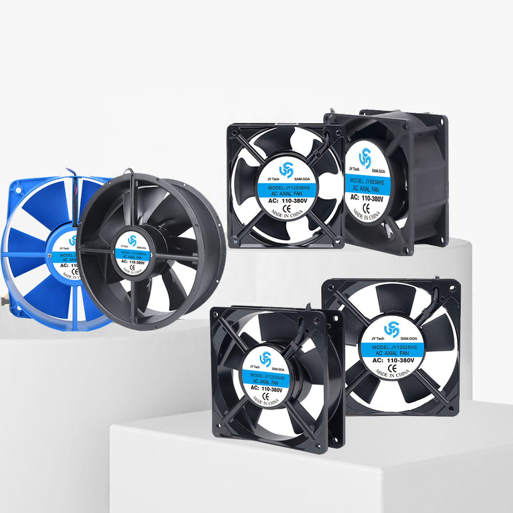 Customizable 40mm200mm Electric Cooling Axial Flow EC Brushless Fans Plastic for Cabinets AC110V/120V/220V/240V DC12V OEM ODM