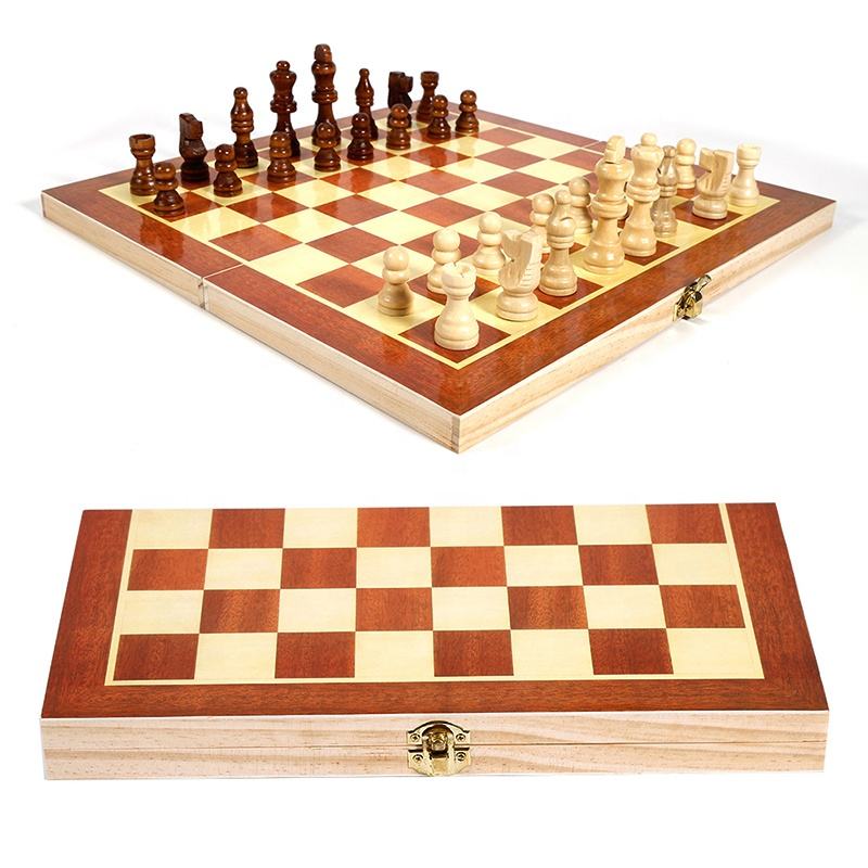 Набор 2-в-1: Шахматы и Шашки (Wooden)
