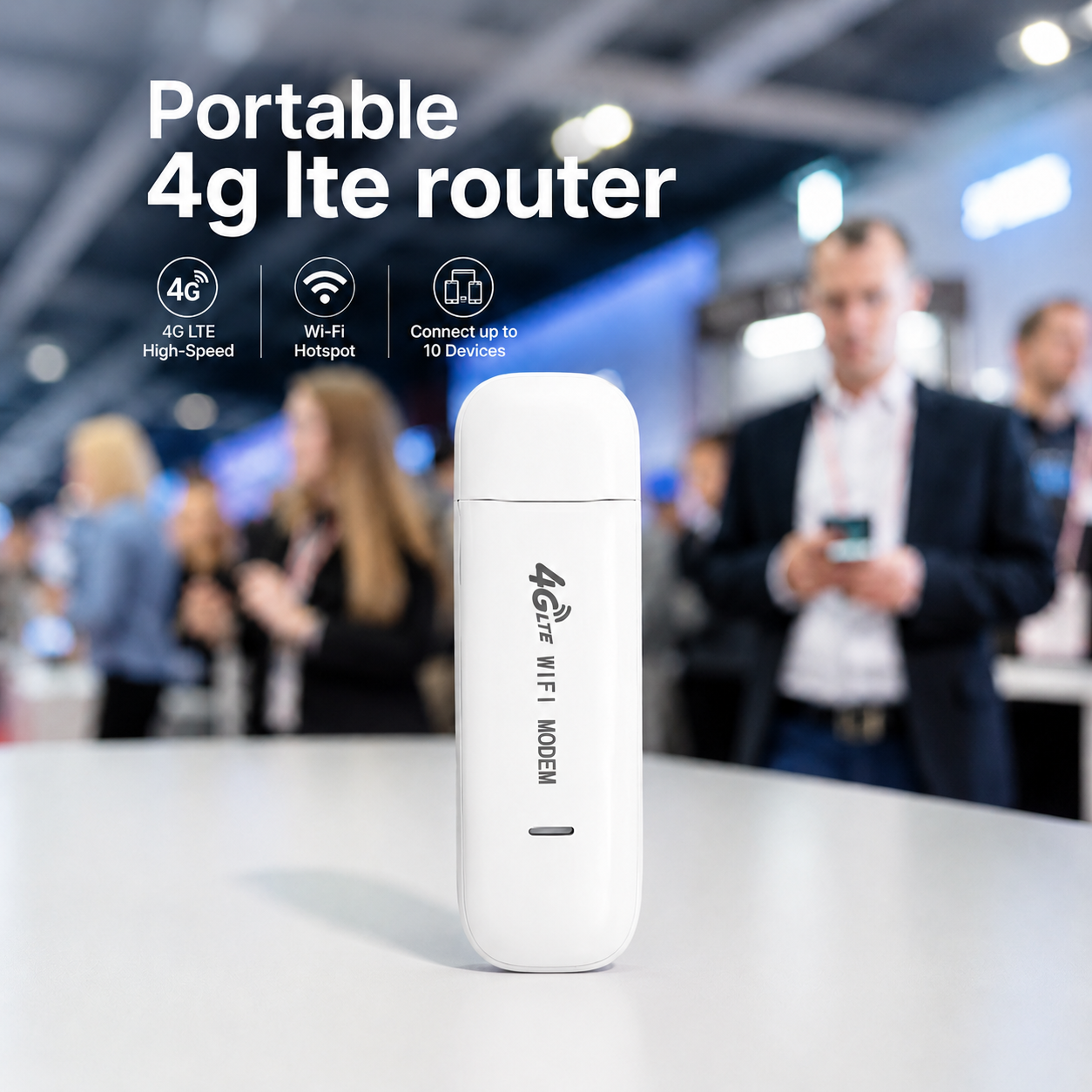 2026 Hot New Products 4G LTE Portable Wifi Dongle Wireless 4G LTE USB Pocket Hotspot Modem Wifi Router With Sim Card Slot