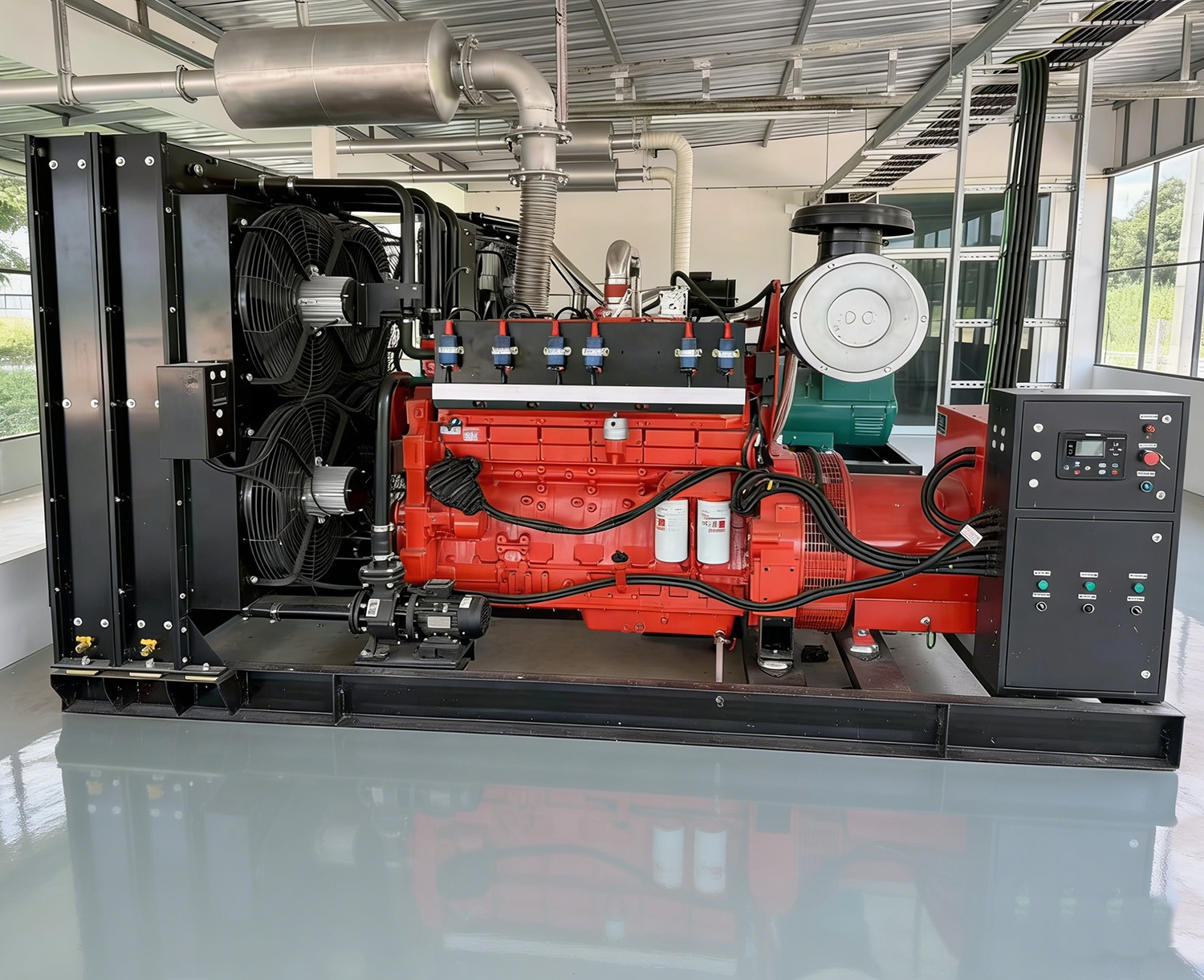 High Quality Electric Gas Generator Set 100kW 200kW 250kW 300kW 400kW 500kW Biogas LPG Natural Gas Generator