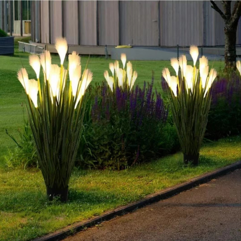 Landscape Holiday Festival Wedding  Decoration Lawn Garden Garden Patio Yard Party Reed Lights Outdoor Christmas Stake Lights