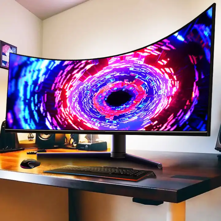 Wholesale 49-Inch 5K Curved 165Hz LED Frameless Gaming PC Monitor Big Screen Computer Monitor for Gamers