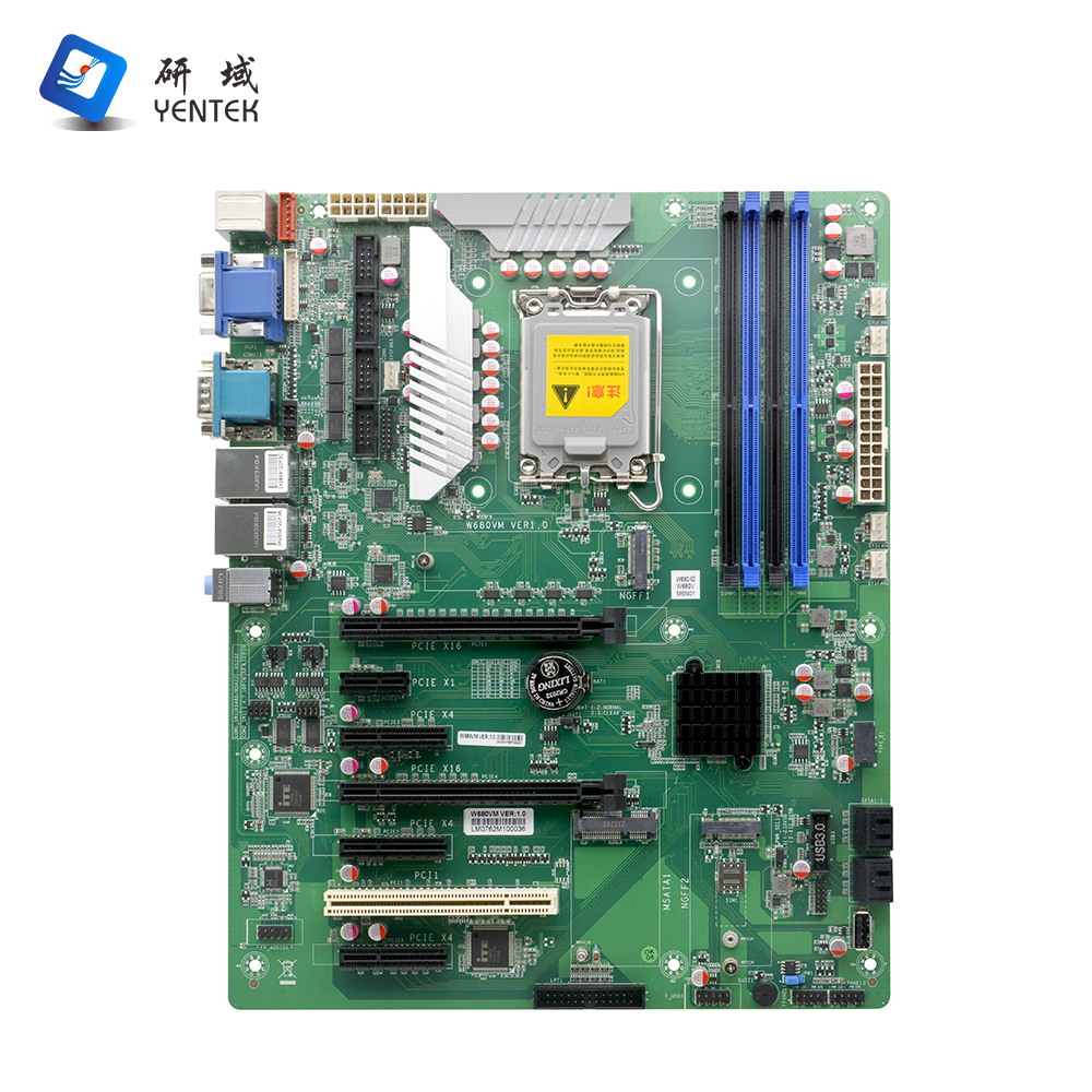 LGA1700 12th 13th Gen Intel I9 ECC 4 DDR4 SATA3.0 6 COM PCIE X16 LAN Integrated Industrial M ATX Desktop Motherboard