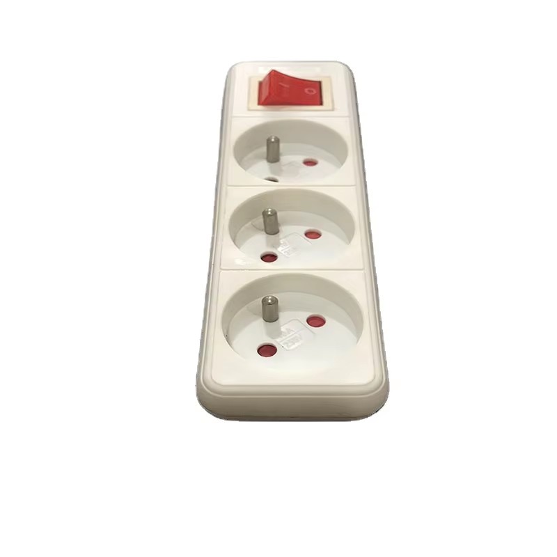 16A White Switched Male and Female Industrial Plug and Socket