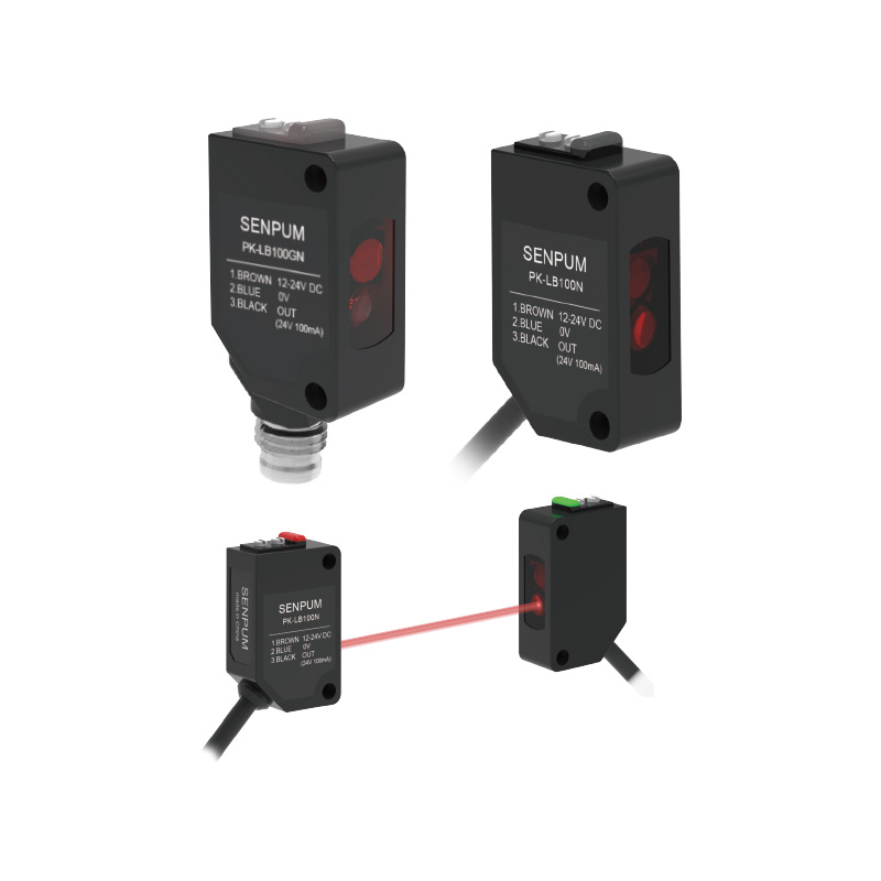 M8 Miniature Block 15m Detection Photocell Sensor Through Beam Photoelectric Switch Sensors Replacing Keyence Leuze Sick