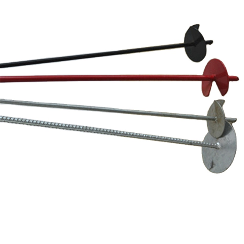 Heavy Duty Steel Helix Earth Anchor Ground Screw Screw-in Pole Anchor Kit Auger Anchor Mobile Home 1500-2000kg Powder Coated
