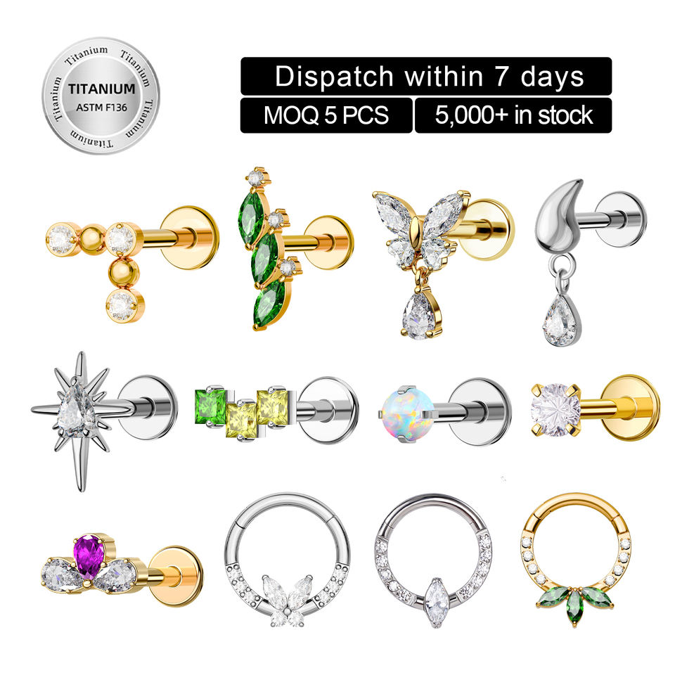 Модный лабрет Toposh (Body Jewelry)
