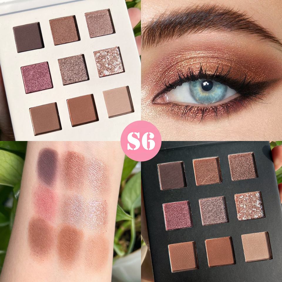 Палетка матовых и шиммерных теней High Pigmented