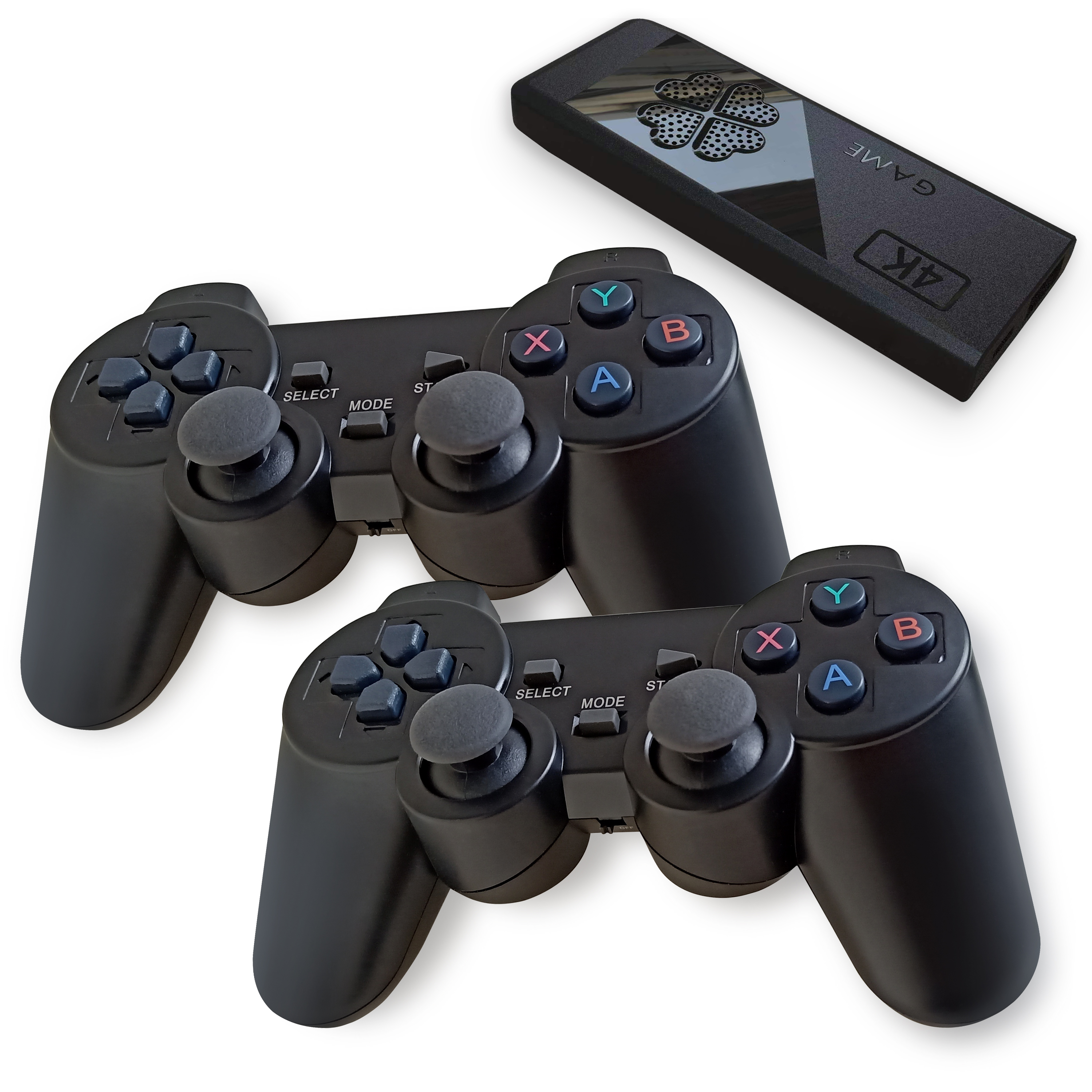SEM FIO 4K 12000+ Games Wireless USB Joystick Controller 2.4G Support 9 Simulators Output Video Gamepad Inbuilt 4K Games