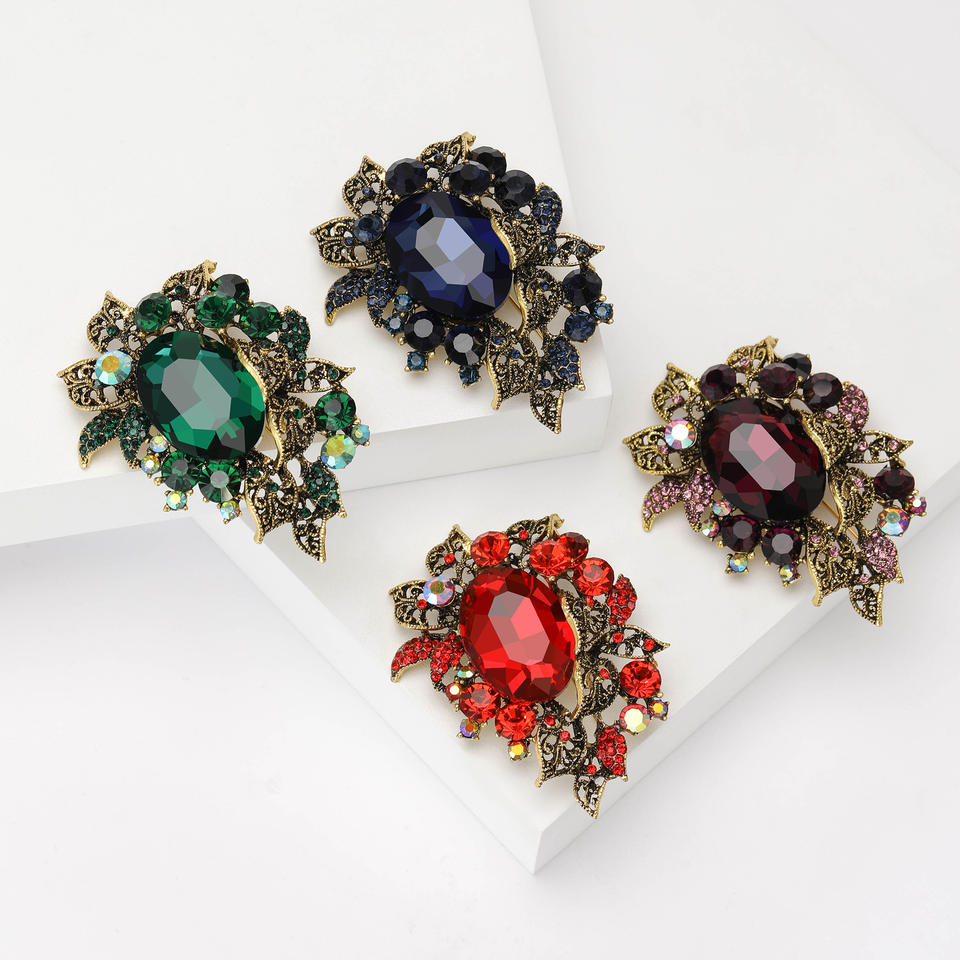 Elegance and Luxury Rhinestones Brooch