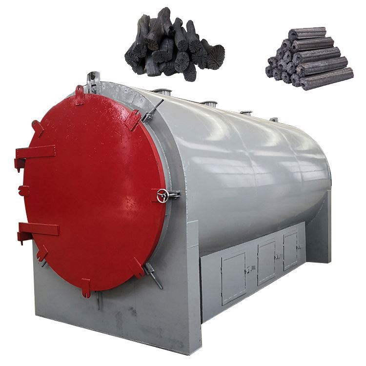 HighCapacity Charcoal Making Machines Pyrolysis KilnsFor WoodBambooCoconut ShelAgricultural Waste Includes