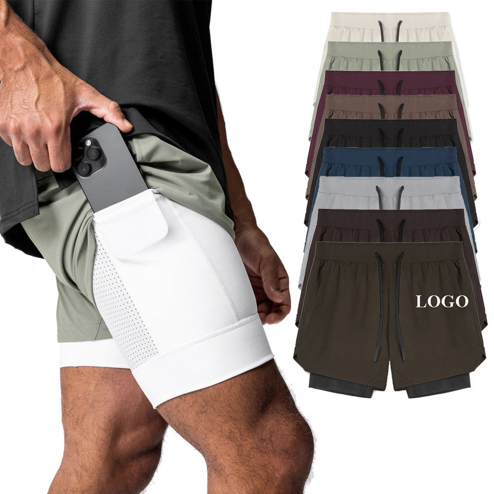 Wholesale Running Breathable 2-in-1