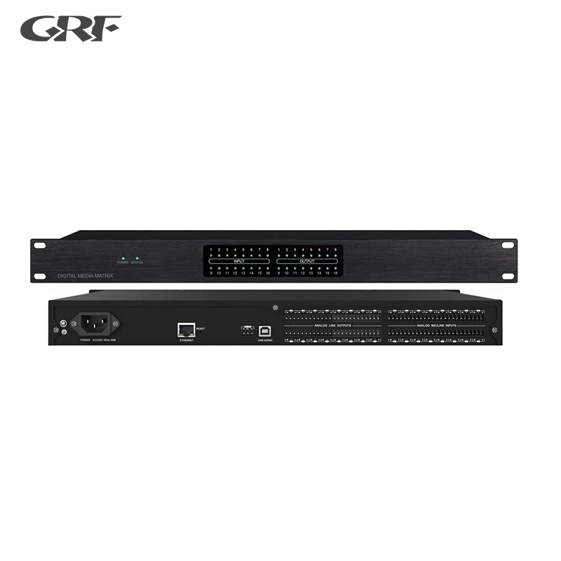 USB Sound Card ADI SHARC DSP 8-Channel Digital Audio Processor with 8 Signal Indicators