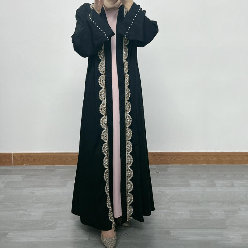 Muslim Open Abaya Long Dress Dubai