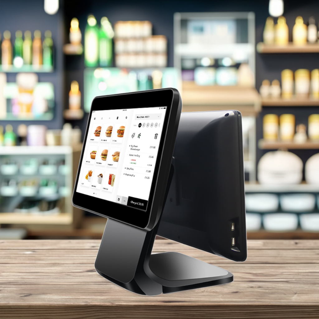 Wholesale Powerful I7 Dual Screen POS Computer with 4+64GB RAM High Volume Retail Cash Register for Fast-paced Environments