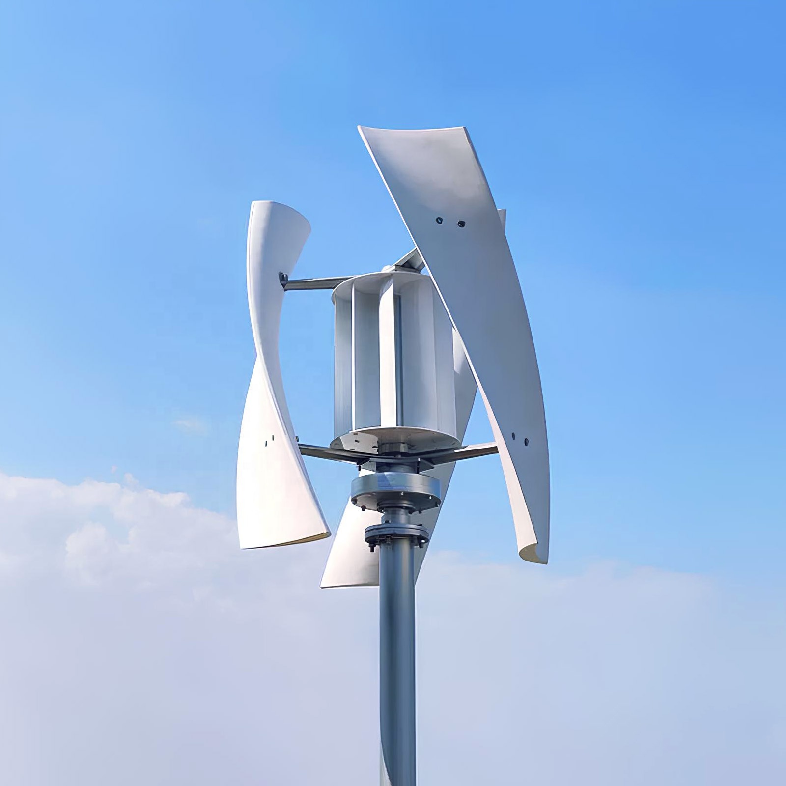 5KW Wind Turbine Generator & 5KW Solar Panel Hybrid Power System With Battery Bank Free Alternative Energy 5kwh for Home Use