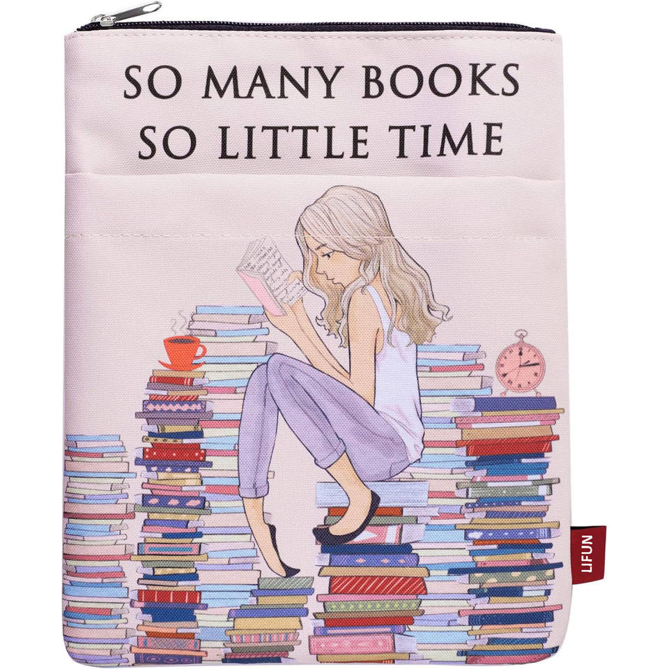 Книжный рукав на молнии, обложки для книг в мягкой обложке, книжный подарок для девочки
