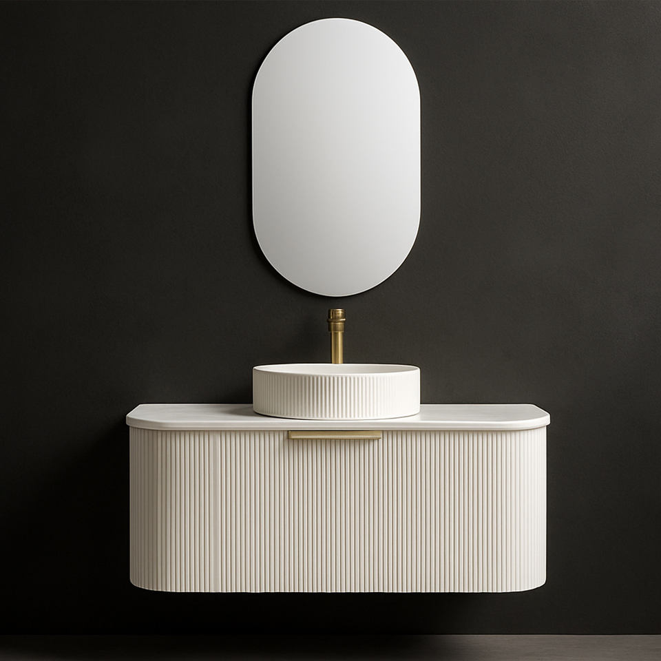 Тумба с рифленым фасадом Contemporary Fluted
