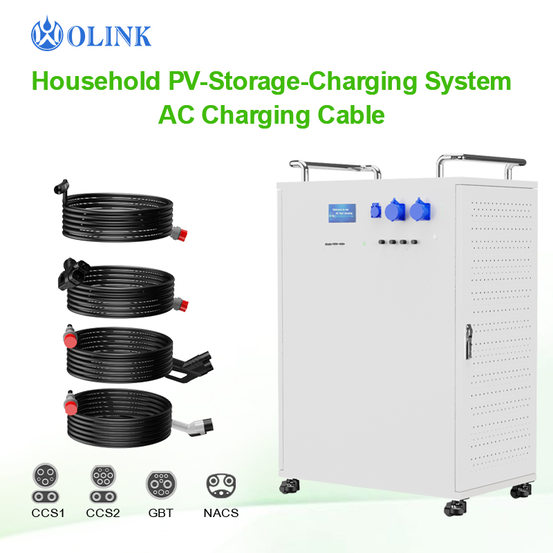 OLINK 12.3kW All-in-One Solar Charger and Residential Solar DC Charger for Solar Energy Storage Charging Station