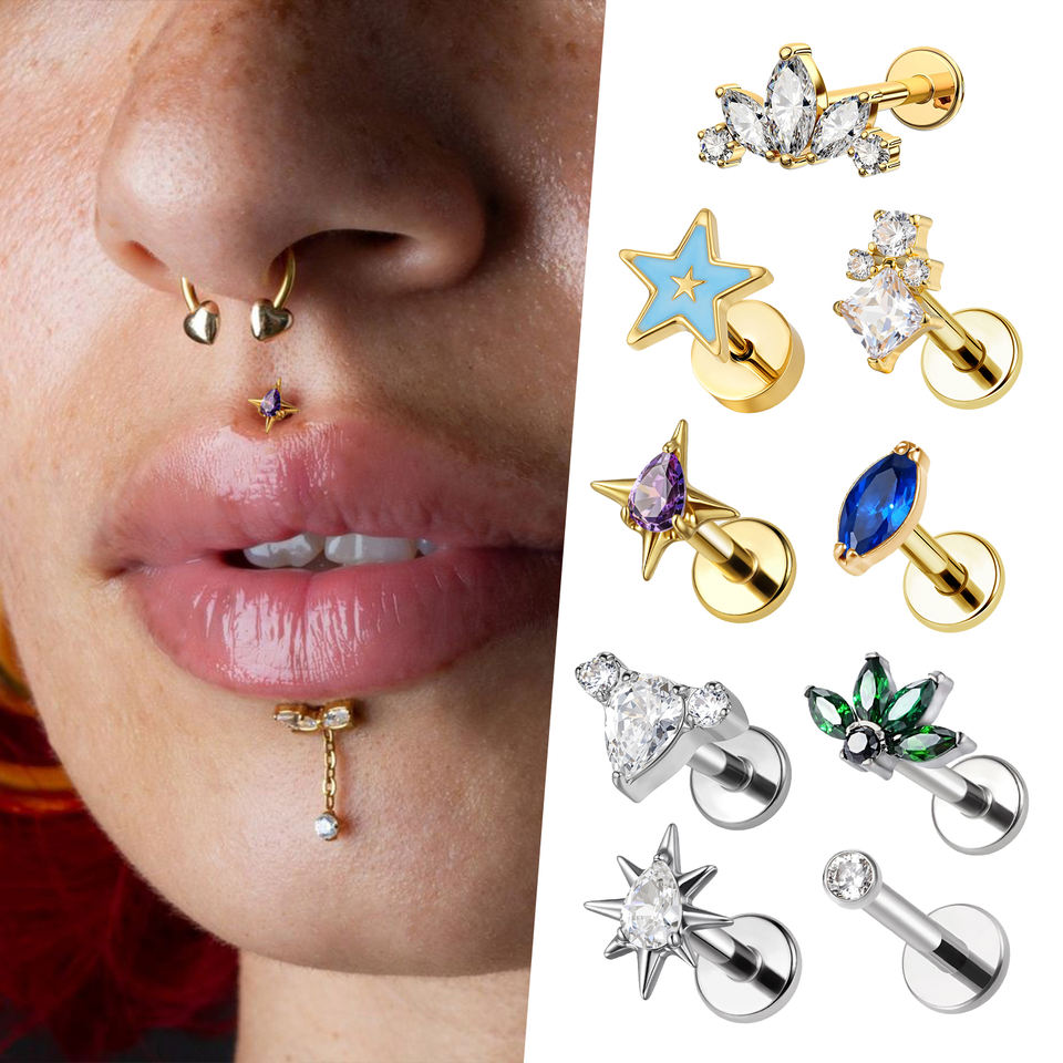 Пирсинг «Star Light» (Titanium 16G)
