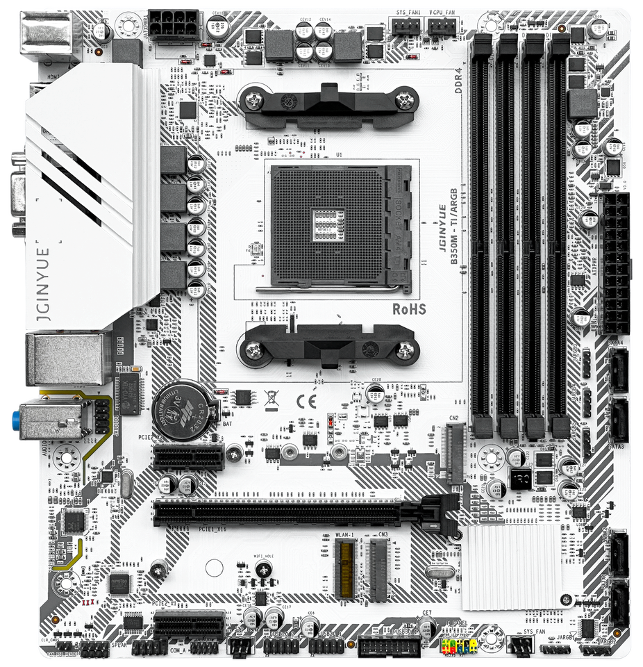 JGINYUE B350M-TI B350I-PLUS B350M PLUS ARGB B450M B450I B550I B550M M-ATX ITX Motherboard for Ryzen AM4 DDR4 for Computer ARGB