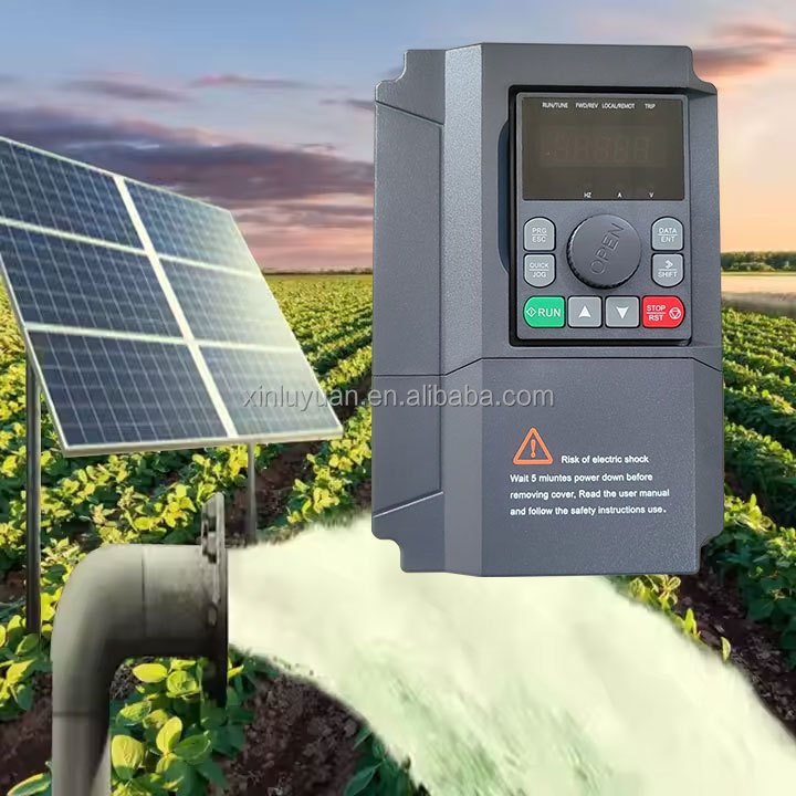 Low Price Solar Inverter MPPT AC Drive VFD 0.75-5KW 3Phase 220V Frequency Inverter for Compressor and Motor Control Hot-selling