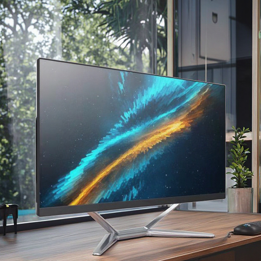 Sharerdp Core I3 I5 I7 12th Gen 1215U Monoblock 23.8'' IPS Flat Screen  Business AIO Desktop All in One Computer PC for Office