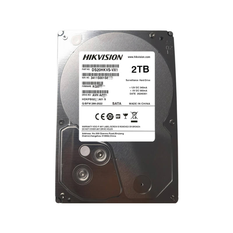 Жесткий диск Hikvision DS20HKVS-VX1, 2TB, 5400 об/мин, 3.5'', SATA