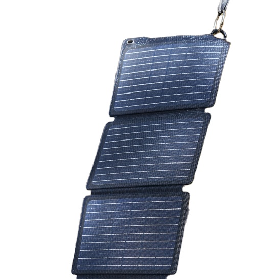 60W Portable Foldable Solar Panel  USB Charger Outdoor Foldable Solar Panel with High Power Capacity  Monocrystalline/ETFE 15W*4