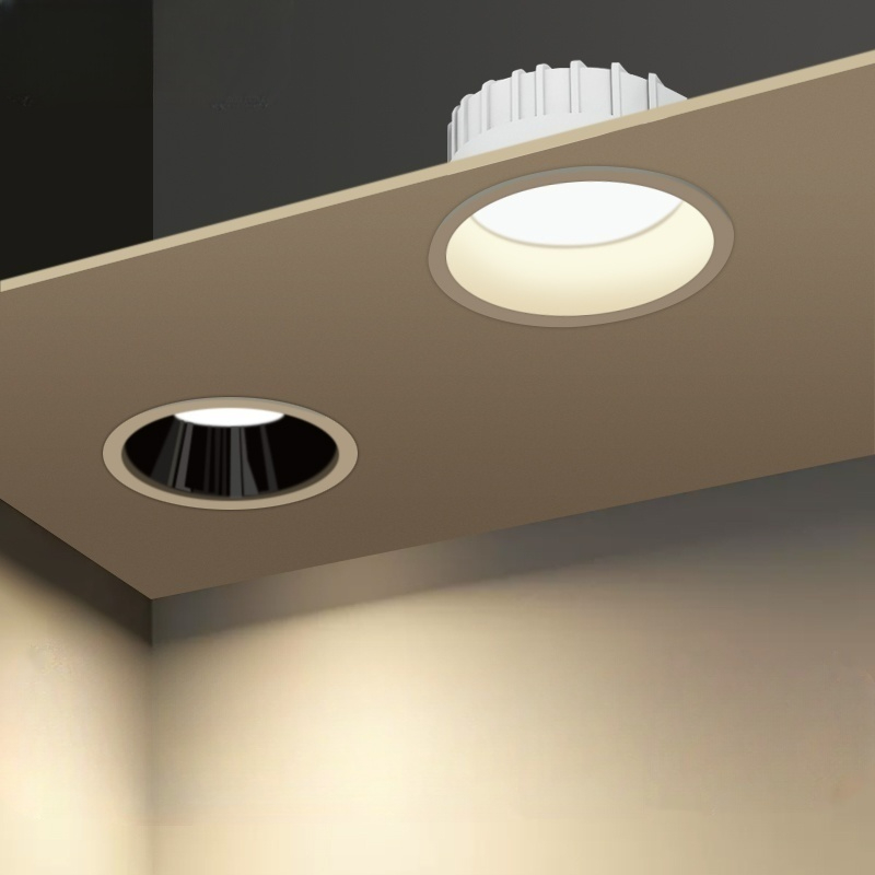 Aluminum LED Down Spot Light 5W 7W 9W 12W 15W 18W SMD Ceiling Recessed Round CCT Changeable Light for Home & Hotel Use
