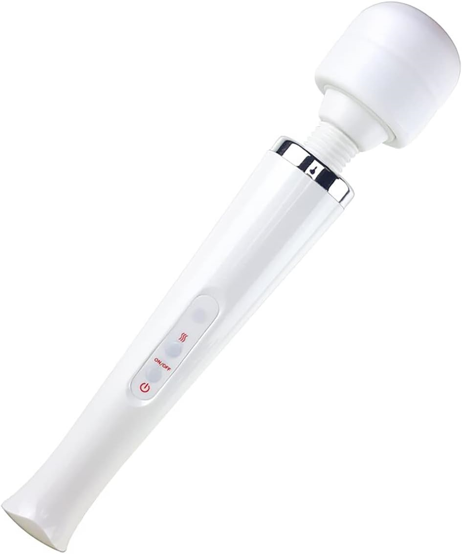 Loveusexy USB Charging White AV Vibrator G Spot Stimulation Magic Wand Massage Stick Dildo Vibrator Gadget