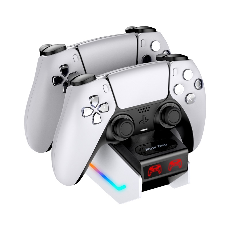 Portable Games Accessories Charger PS5 Dual Controller Control Charger Stand Dual Charging Station for Playstation 5