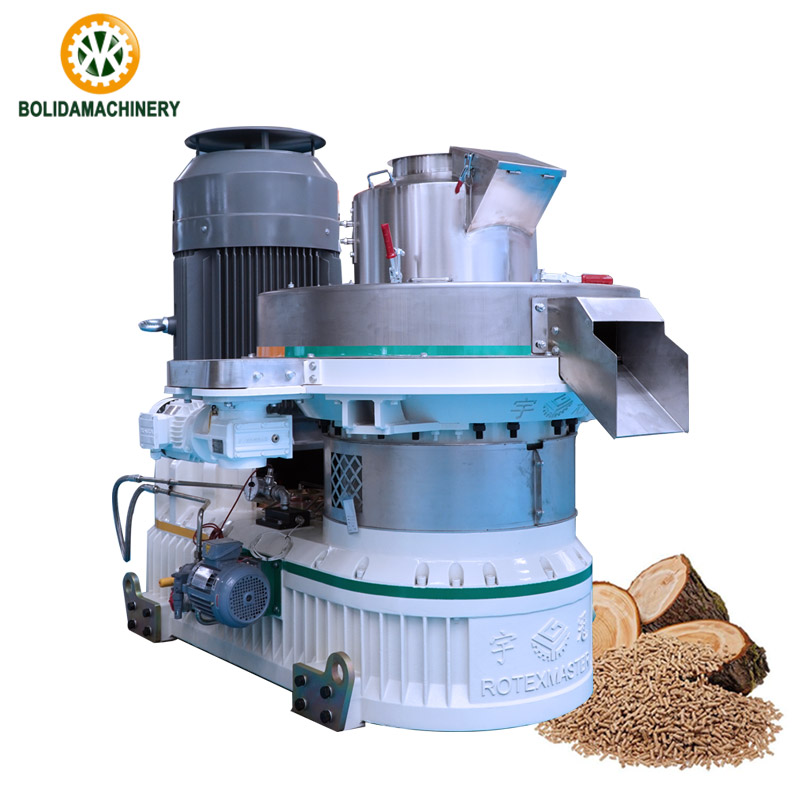 New Vertical Ring Die Wood Pellet Extruding Granulator Pelletizer YGKJ560E Latest Design Hot Sale Wood Pellet Mill
