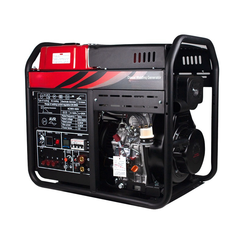 Yhs Fast Delivery 3000W 5000W 6000W 9000W 220V Open Type Small Electric Power Portable Power Diesel Generators for Home