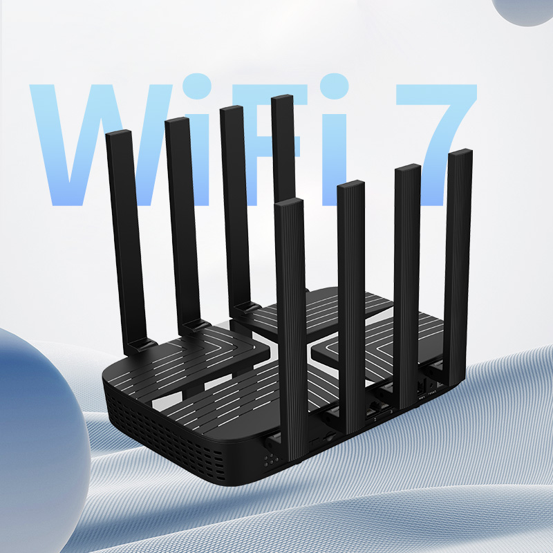 ZBT New Tri-Band 2.4G 5.8G 6.0GHZ MT7988AV Quad-Core WiFi 7 10Gbps SFP 2.5GE WAN 3 GE LAN WIFI7 19000Mbps 802.11BE WiFi Router