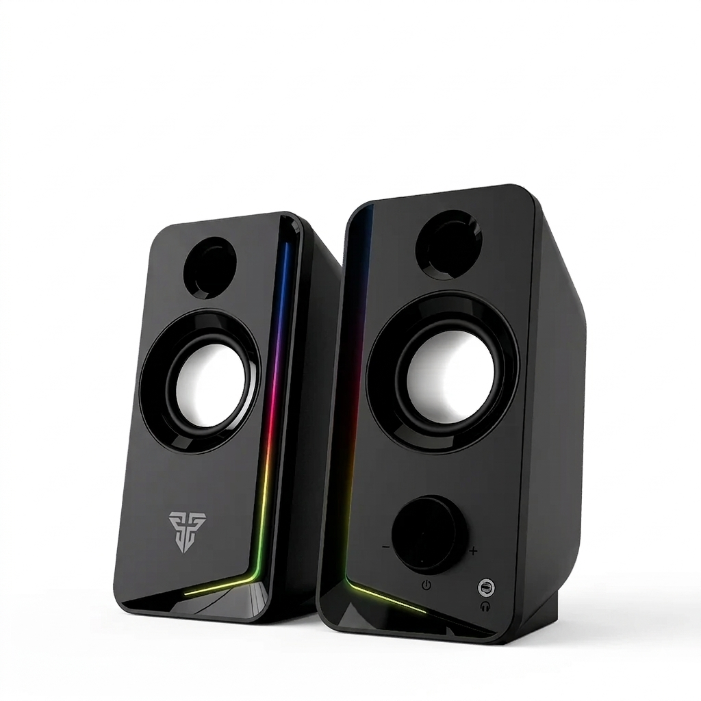 Компьютерные колонки Fantech GS302 Allegro: игровая акустическая система 2.0 с RGB подсветкой и сенсорным управлением