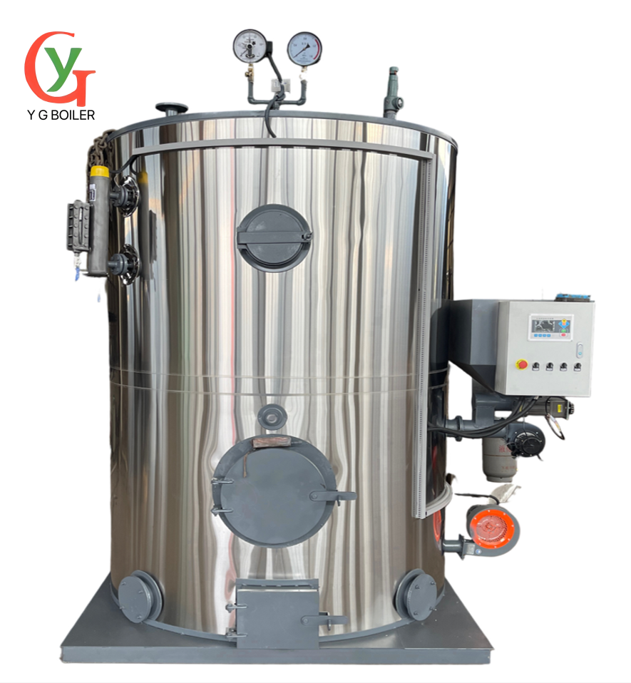 YG LHG 1ton 1.5 Ton Automatic Industry Vertical Biomass Fired Wood Chip Pellet Steam Generator Boiler Low Fire Tube Coal Low
