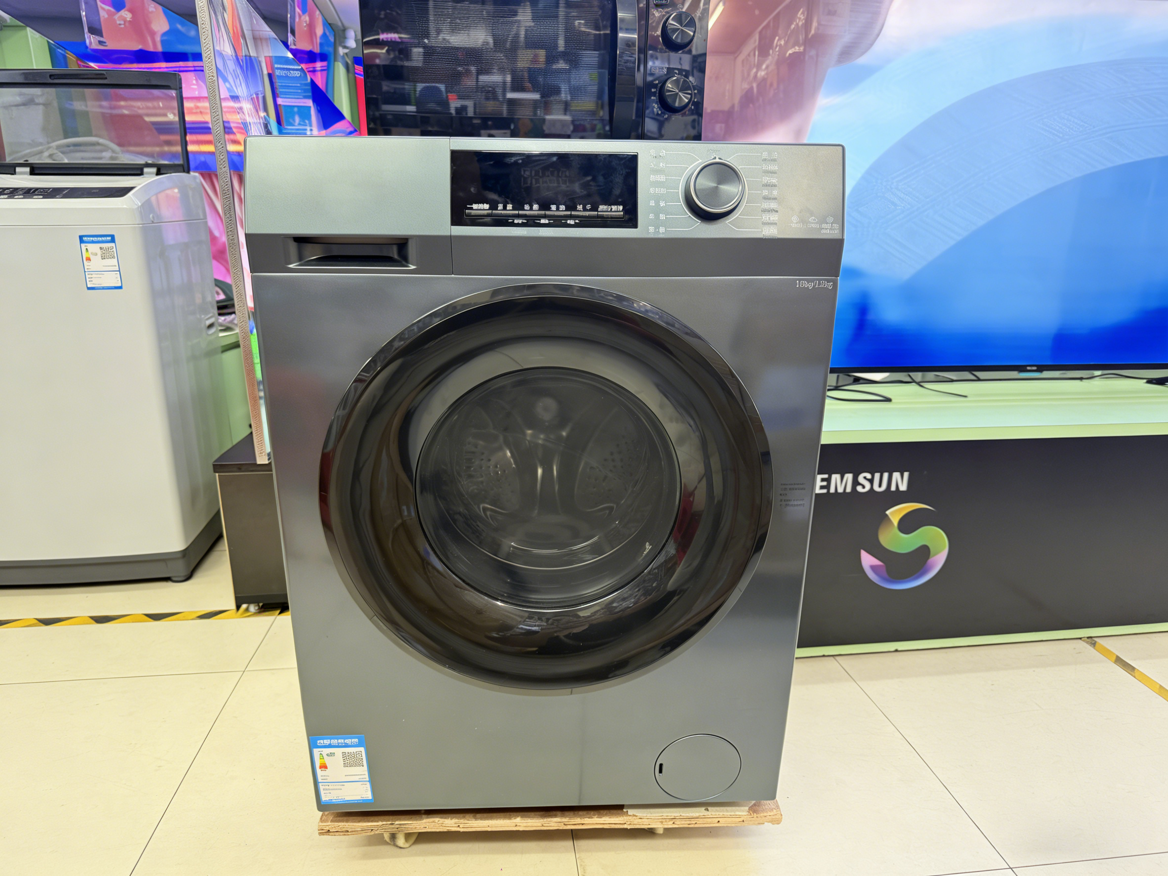 15KG Automatic Electric Front Loading Washer with Drying Machine Plastic Housing for Hotel Use