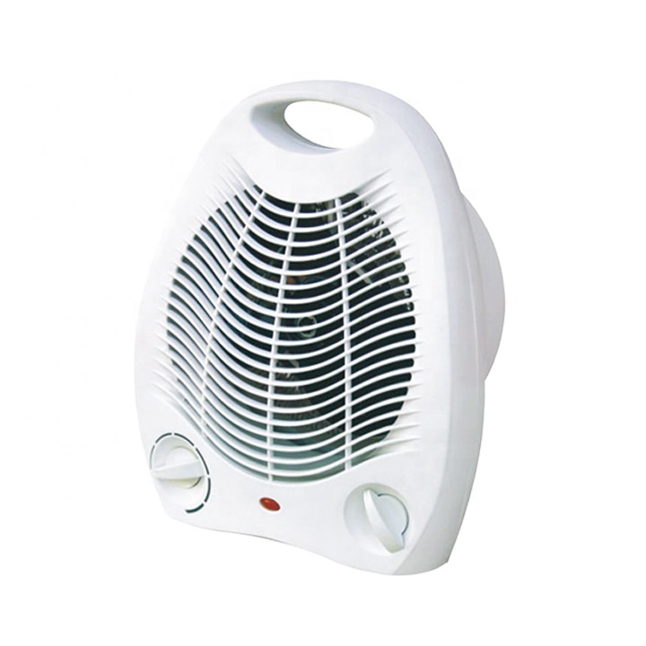 Portable Mini Infrared Electric Fan Heater With Adjustable Thermostat for Home or Office Use Easy Installation on Desktop