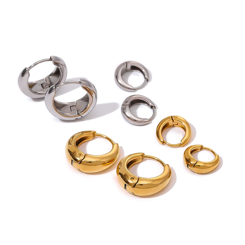 Серьги J-D Jewelry 18K Gold Plated