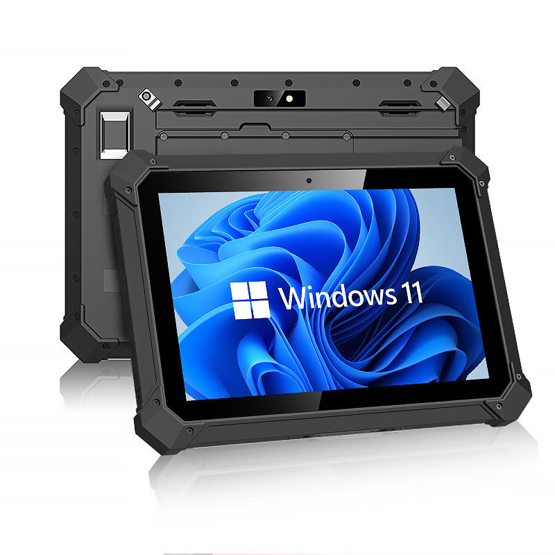 10.1 Inch Win10 IP67 Tablet Upgradeable Windows 11 Rugged Tablet 16gb 512gb Industrial Pc Tablet Barcode & Fingerprint Reader