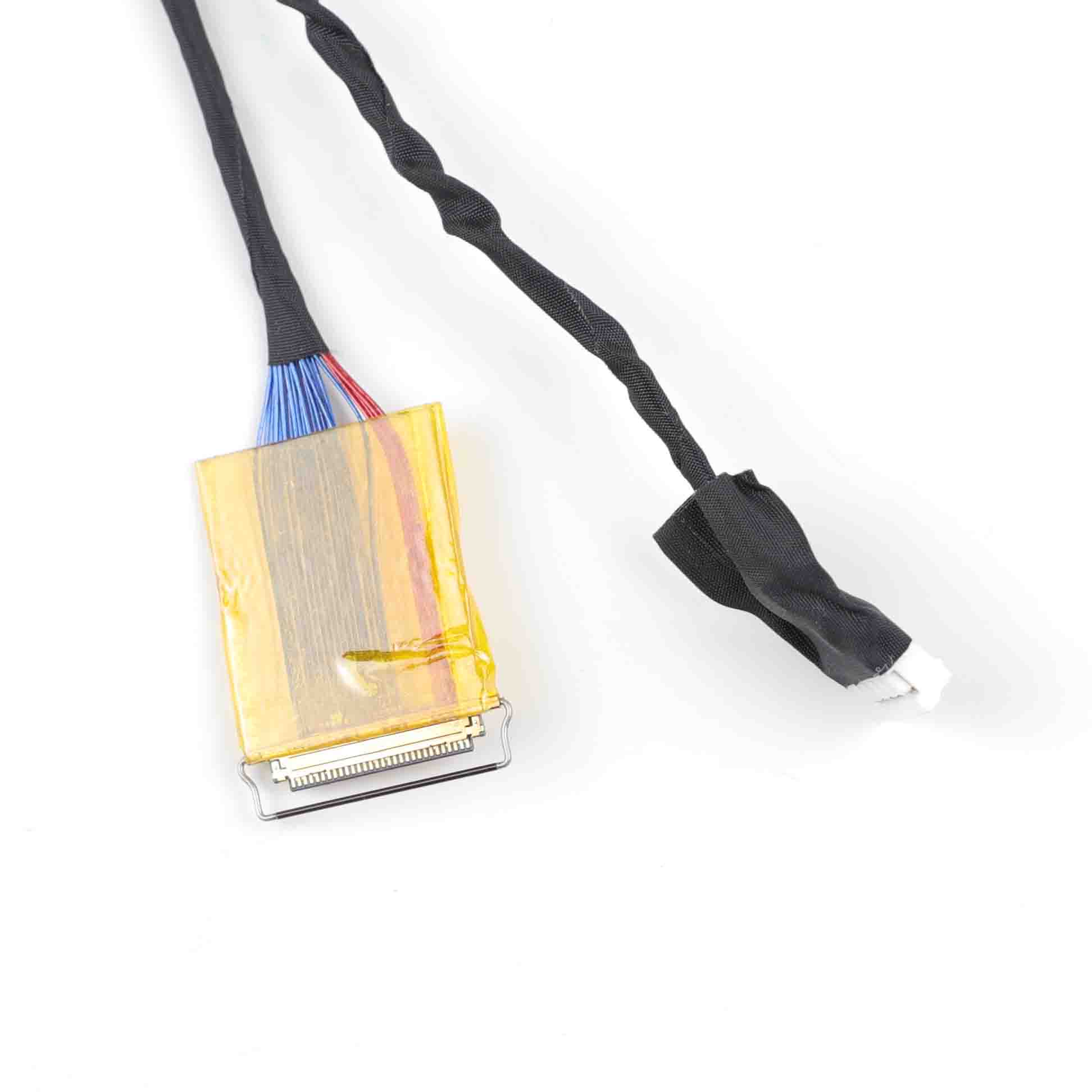 Lvds Cable Assembly with Twisted Pair and Shielded Jst Hit 2pin Connector Wire Harness for Computer Applications