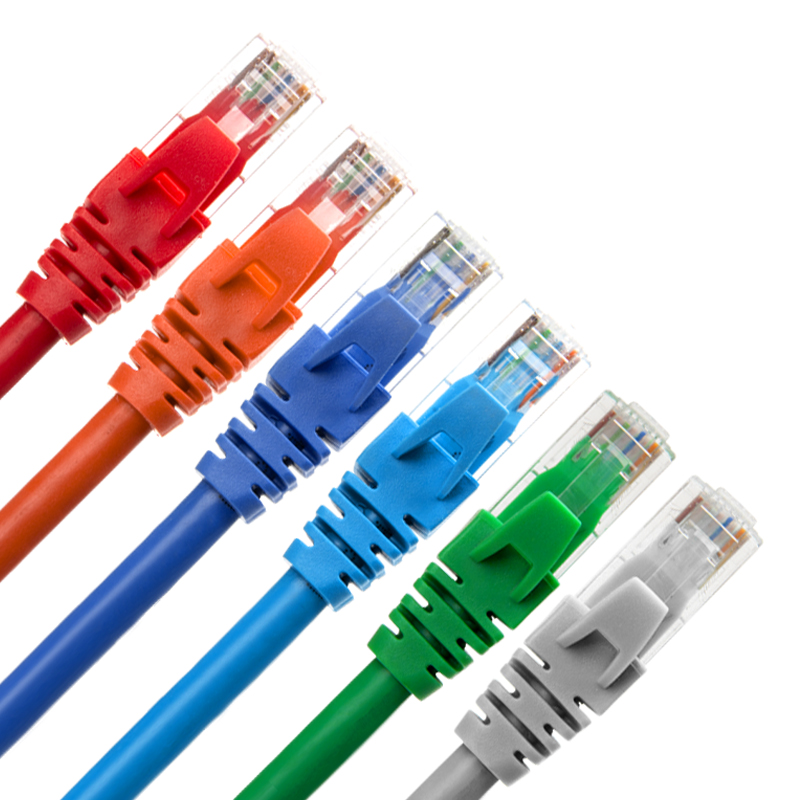 Computer Use Cat 6 RJ45 Connector PVC Jacket Copper Wire Ethernet Cable 1m 2m 3m 5m Cat6 Patch Cable Utp Patch Cord Rj45 Cable